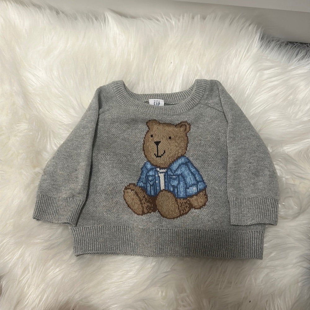 Grey Teddy Sweater